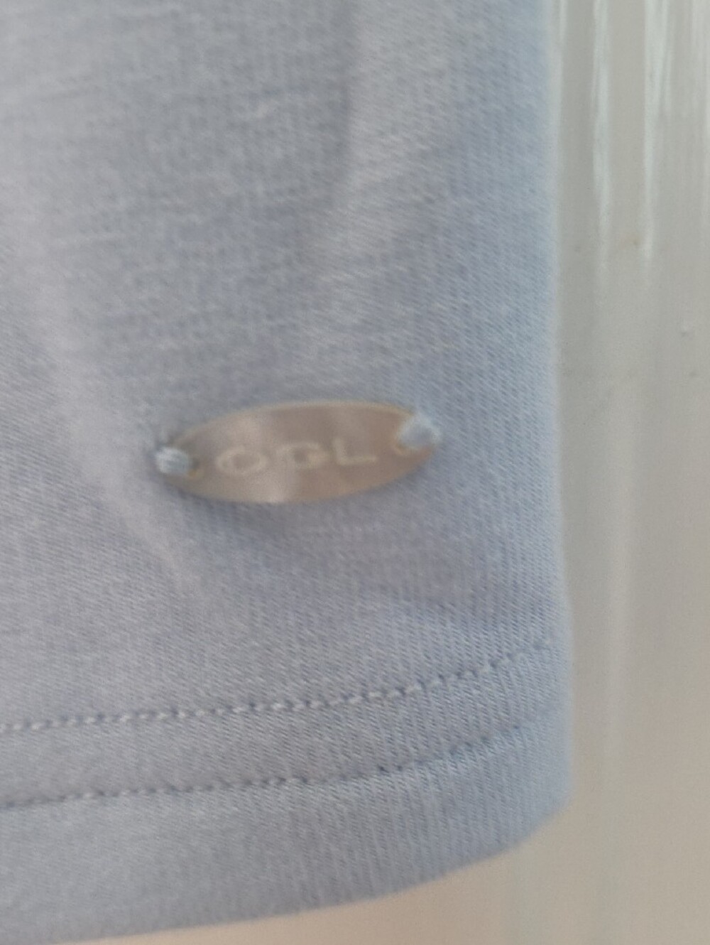 OGL Pale Blue Long Sleeve Women's Top - Picture 3 of 5